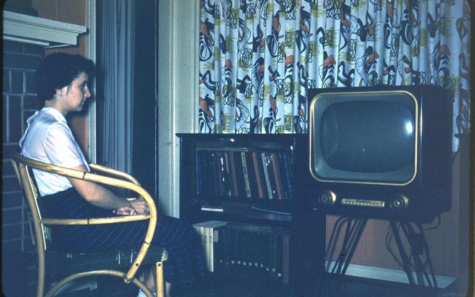 Home television prepared for a streaming movie night